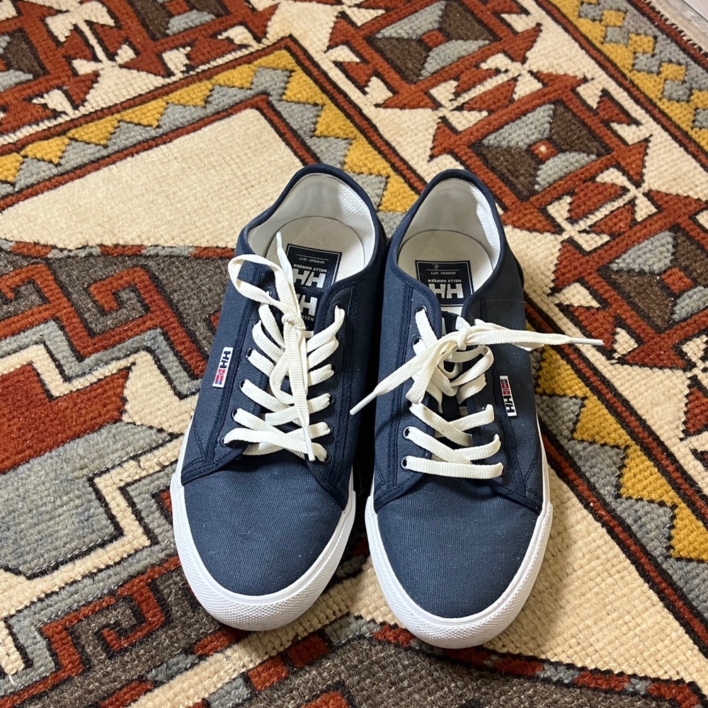 Helly Hansen Dark Blue Canvas Sneakers
